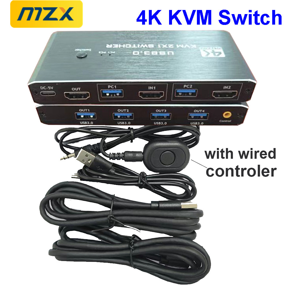 Tablet Accessories - Commutateur KVM 4K 60Hz, Hub USB