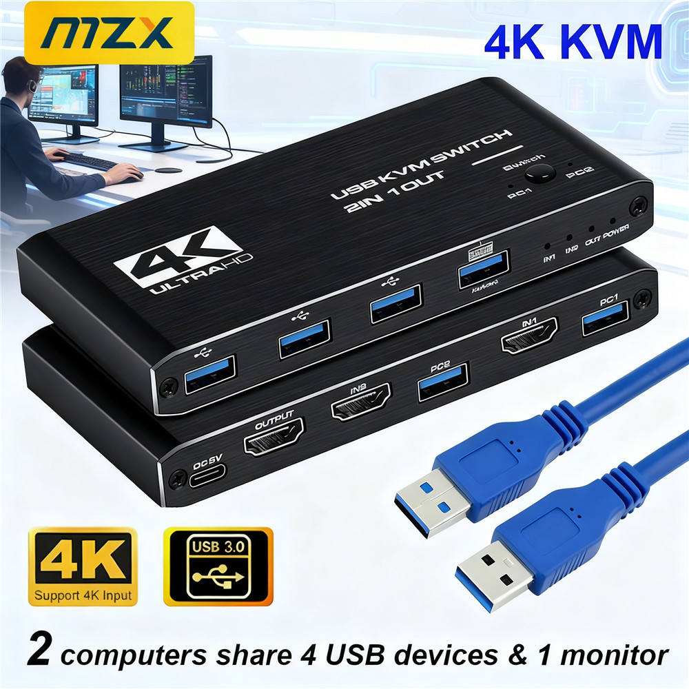 Commutateur KVM 4K 60Hz, Hub U - Tablet Accessories avis et prix