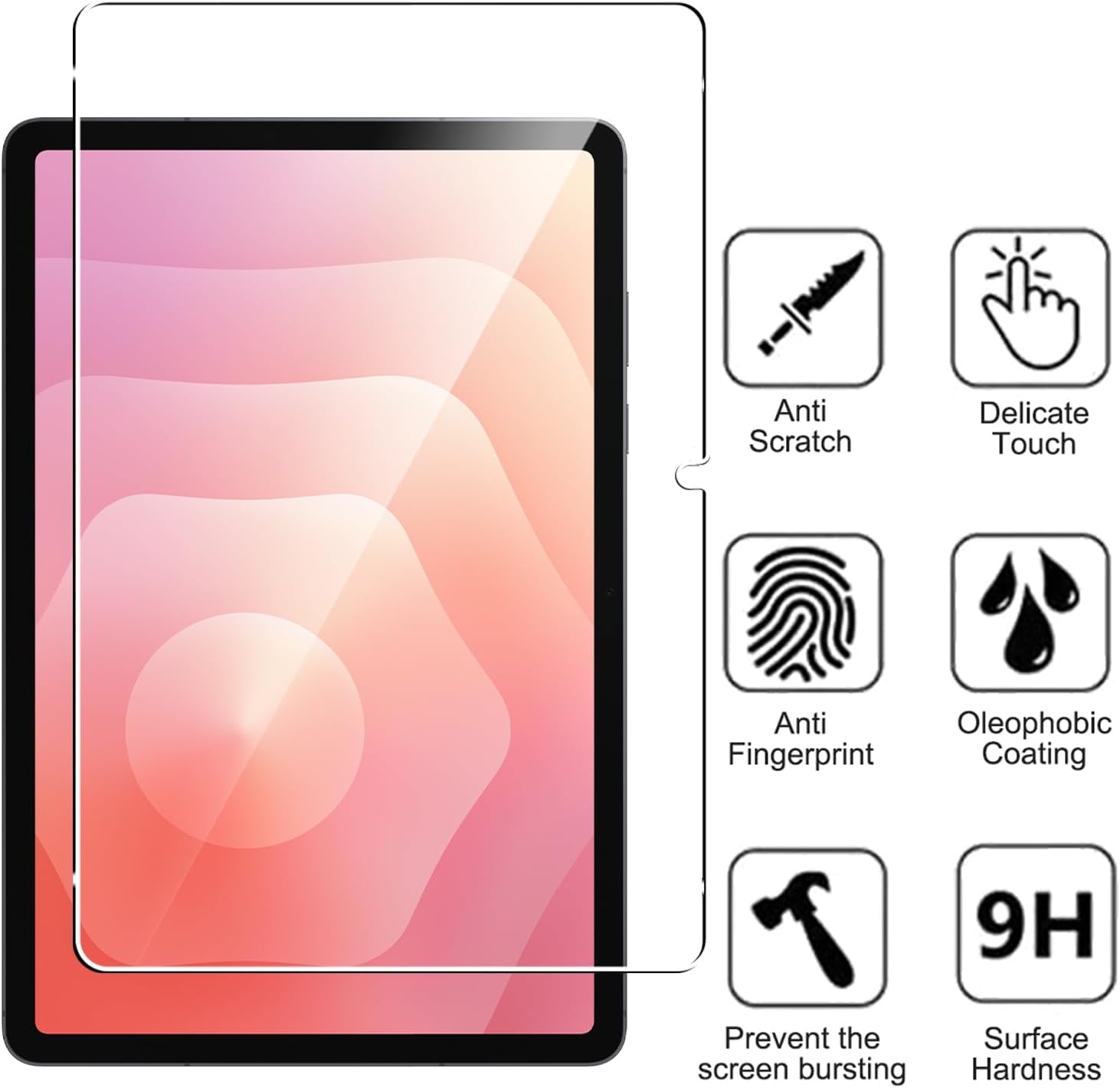 Verre trempé de 11 pouces pour - Tablet Accessories For Samsung avis et prix